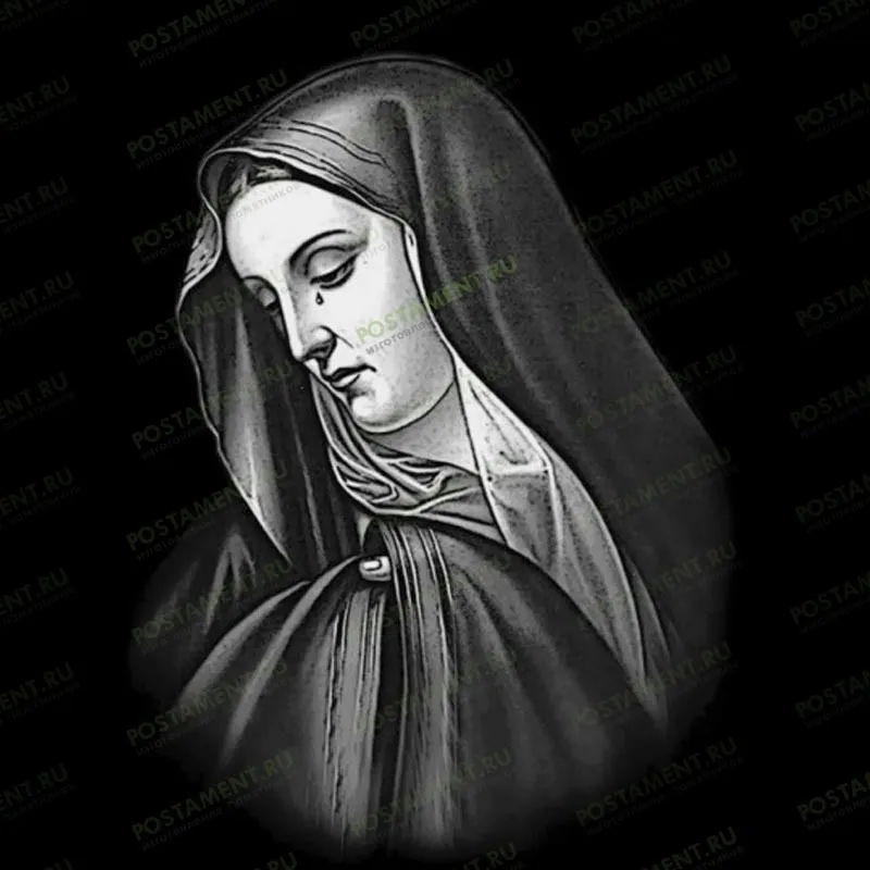 Скорбящая Богородица на памятник 98022