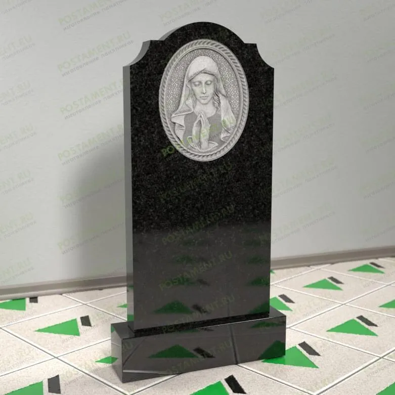 Памятник с барельефом мадонны на могилу 13032