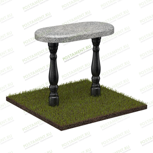 Столик гранитный на могилу 57014