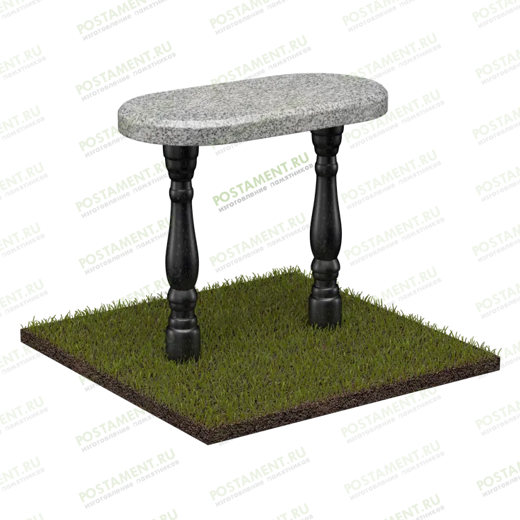 Столик гранитный на могилу 57014