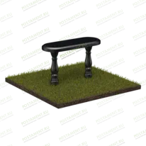 Скамейка из гранита 51117 для оформления могилы