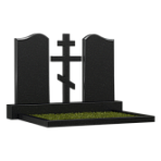 2 стелы с православным крестом № 18519