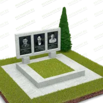 Гранитный комплекс на троих № 18862