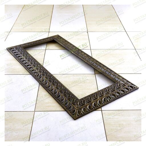 Цветник на могилу чугунная