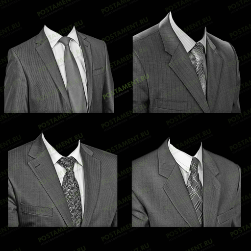 Деловой костюм на памятник из гранита