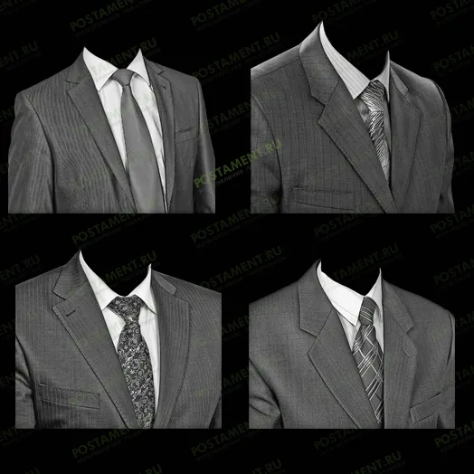 Деловой костюм на памятник из гранита