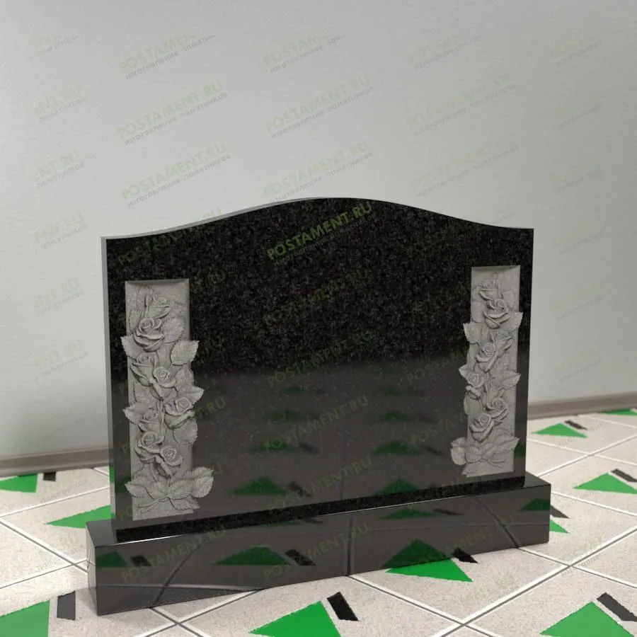 Памятник с розами 17680