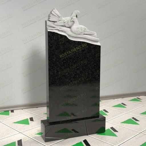Памятник с голубками на могилу