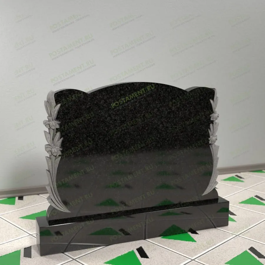 Памятник с цветами 17670