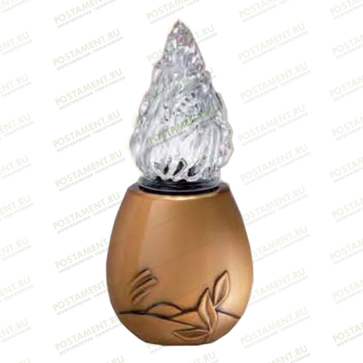 Лампадка бронзовая на памятник 82126