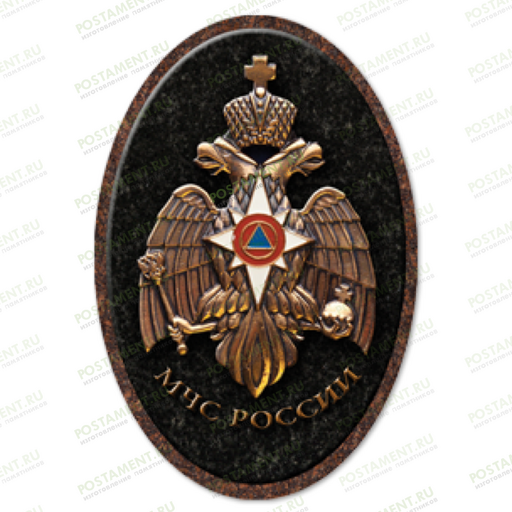 Значок МЧС на памятник