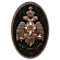 Значок МЧС на памятник на керамике