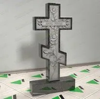 Крест с розами № 18438