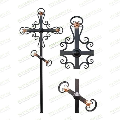 Крест металлический на могилу 92310