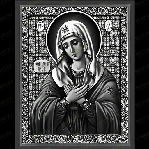 Икона "Умиление Божьей Матери" на памятник 98051