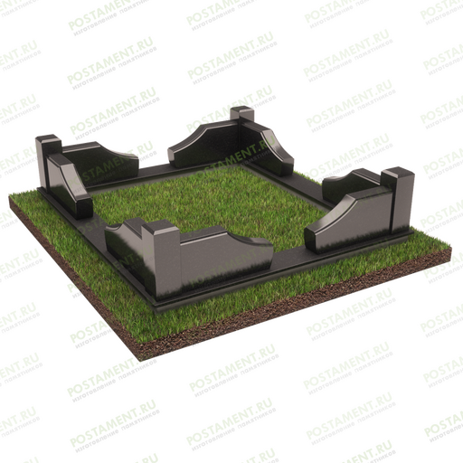 Цоколь на могилу уголками на могилу 22121
