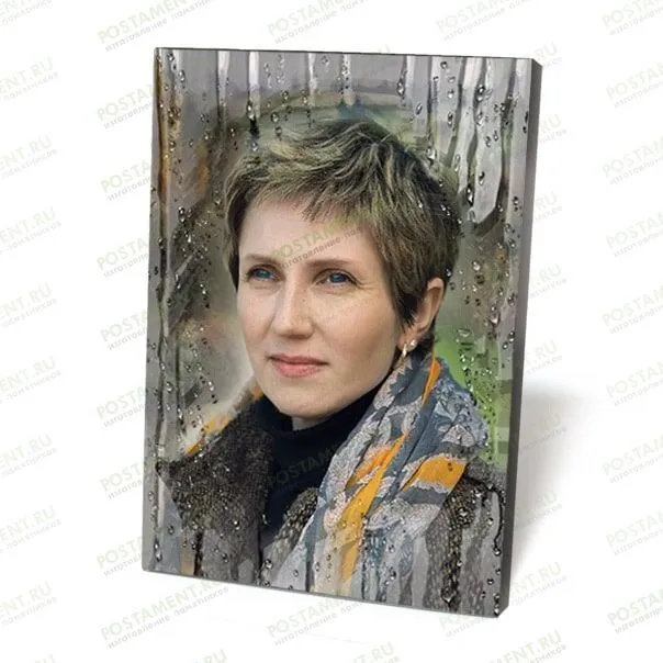 Стеклянное фото на памятник 92212