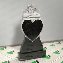 Памятник с ангелочком № 13907