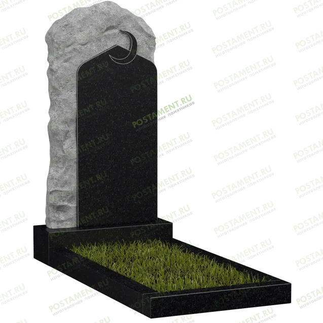 Памятник мусульманский с месяцем