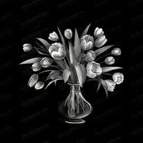 Ваза с тюльпанами 91073