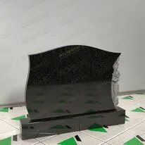 Памятник на могилу с цветами № 17696