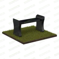 Скамейка из гранита 51122 для оформления могилы