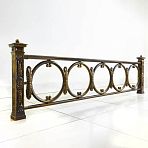 Ограда чугунная на могилу 82925