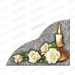 Свеча из керамики на памятник 91982