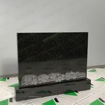 Памятник на могилу с розами № 17655