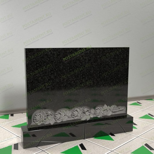 Памятник с розами 17655