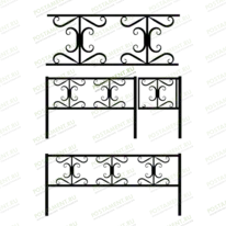 Оградка кованая 32018