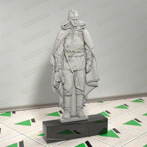 Скульптура военного на могилу 13125 