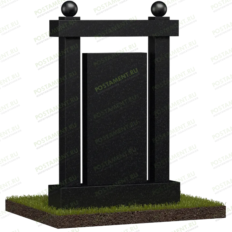 Памятник составной аркой на могилу