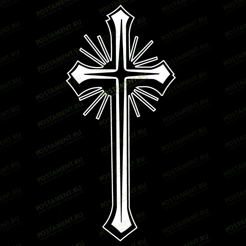 Католический крест на памятник 93043