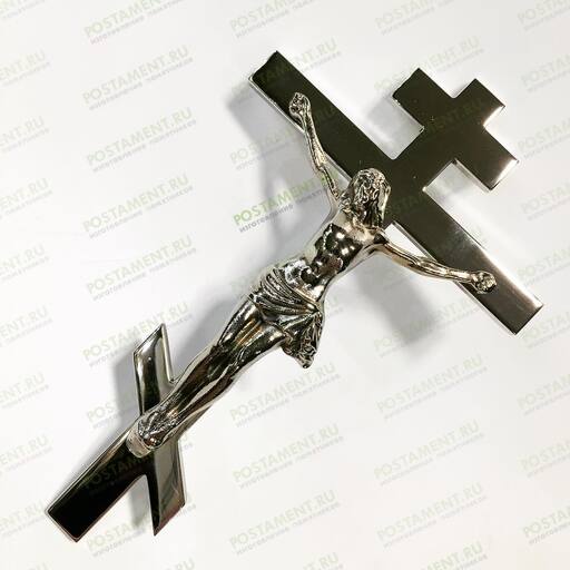 Крест с распятием из нержавеющей стали 82192