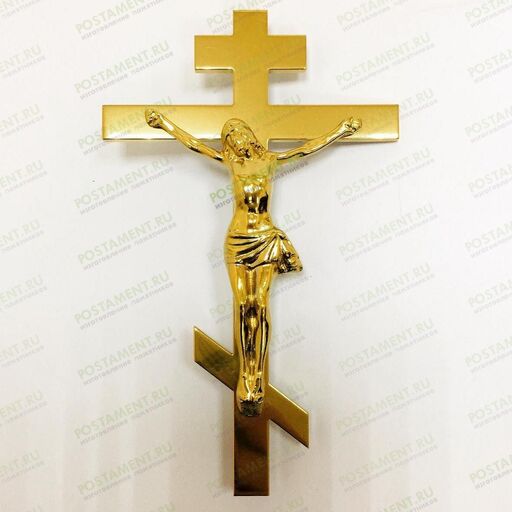 Крест с распятием из нержавеющей стали 83105