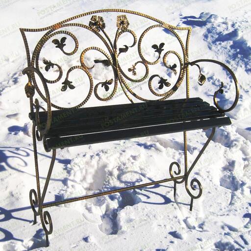 Скамейка кованая на могилу 50115