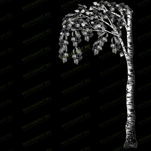 береза оформление памятника