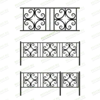 Ограда из металла 31014