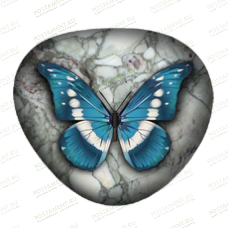 Бабочка из керамики на памятник 91969