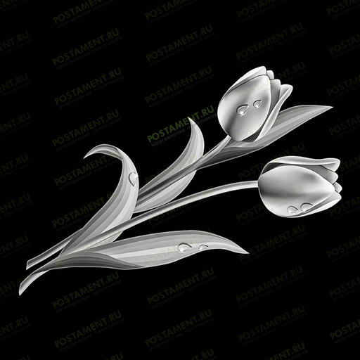 Тюльпаны на памятник для нанесения на памятник 91050