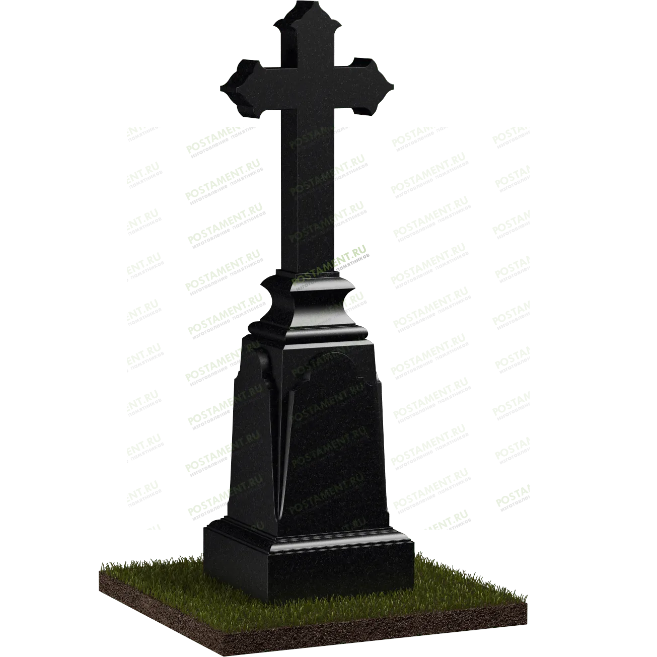 Голгофа с четырехконечным крестом на могилу