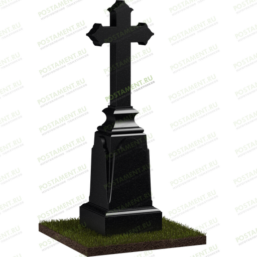 Голгофа с четырехконечным крестом на могилу