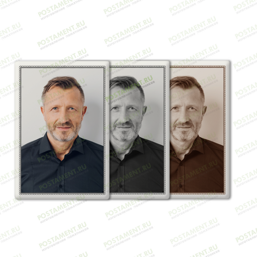 Керамическое фото прямоугольник с рамкой 91830