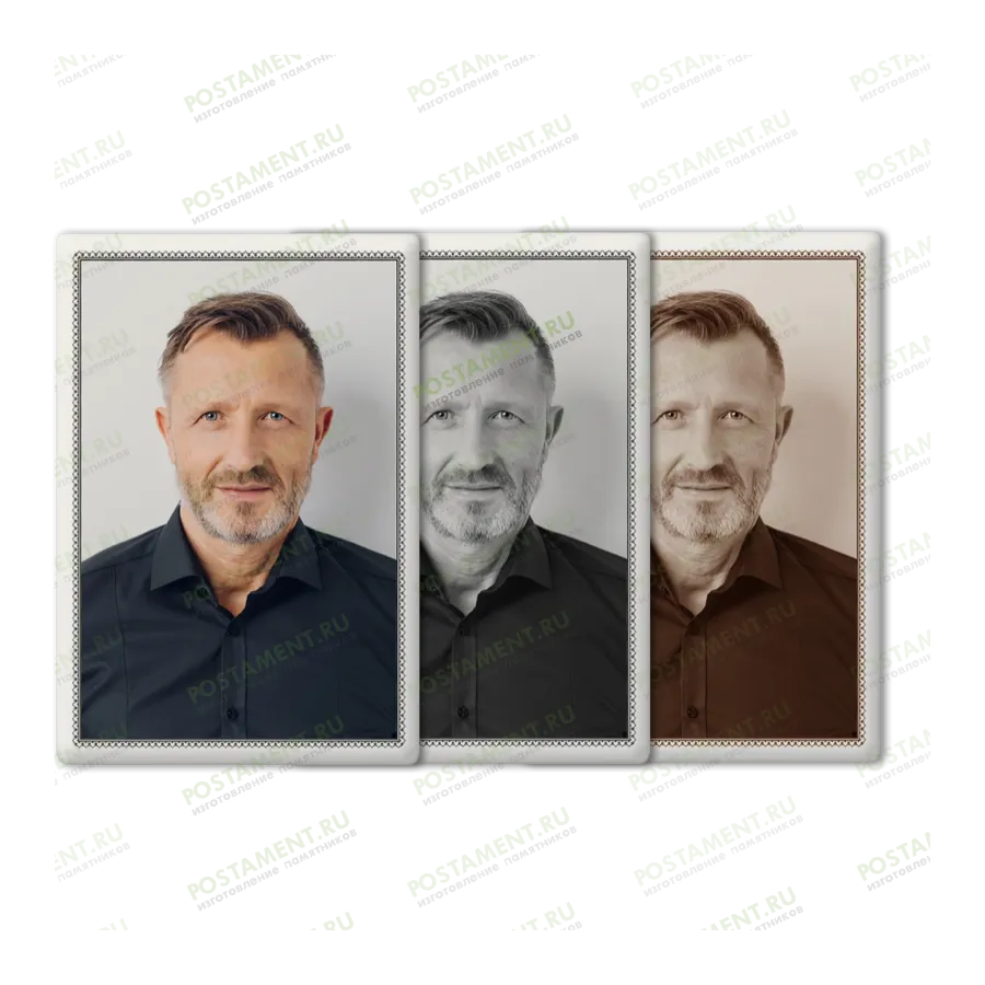 Керамическое фото прямоугольник с рамкой 91830