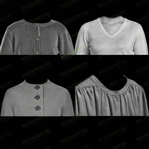 Женская одежда на гранитный памятник