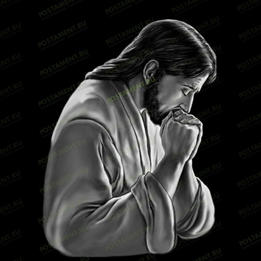 Икона для гравировки Иисус на памятник 98019