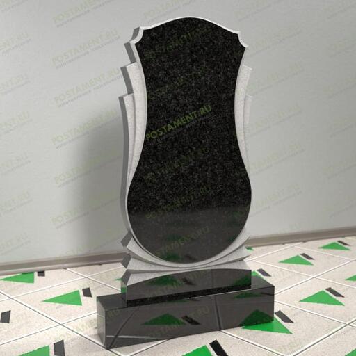 Резной памятник с перьями на могилу 11336