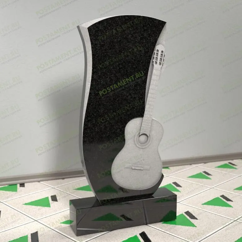 Памятник музыканту с гитарой на могилу 