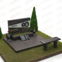 Гранитный комплекс на двоих № 18826